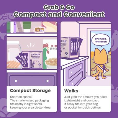 Show full view: Choolip Squeeze Vita Stick Grab n Go Joints Support Lickable Cat Treats, 49 count slide 3 of 10