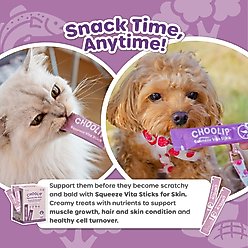 Choolip Squeeze Vita Stick Grab n Go Coat Support Lickable Cat Treats, 49 count slide 2 of 9