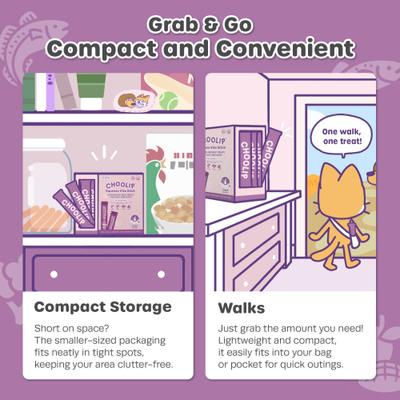 Show full view: Choolip Squeeze Vita Stick Grab n Go Coat Support Lickable Cat Treats, 49 count slide 3 of 10