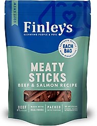 Finley's Meaty Sticks Beef & Salmon Soft & Chewy Dog Treats, 5-oz bag
