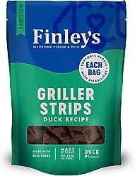 Finley's Griller Strips Duck Soft & Chewy Dog Treats, 14.5-oz bag