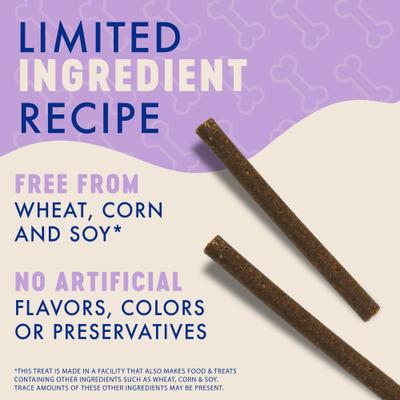 Show full view: Finley's Meaty Sticks Rabbit & Venison Soft & Chewy Dog Treats, 5-oz bag slide 8 of 10