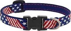 LupinePet Limited Edition Old Glory Dog Collar, Small: 10 to 16-in neck, 1/2-in wide