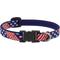 Show in main carousel: LupinePet Limited Edition Old Glory Dog Collar, Small: 10 to 16-in neck, 1/2-in wide slide 1 of 4