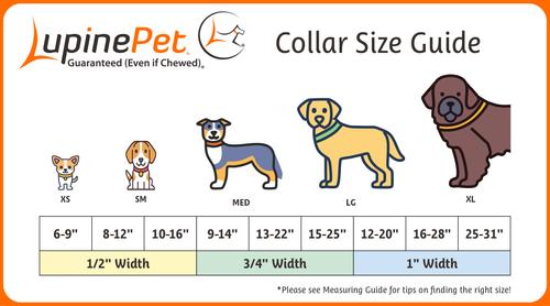 Show full view: LupinePet Adopt Dog Collar, Medium: 13 to 22-in neck, 3/4-in wide slide 2 of 5