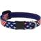 Show in main carousel: LupinePet Limited Edition Old Glory Breakaway Buckle Safety Cat Collar, 8 to 12-in neck, 1/2-in wide slide 1 of 5