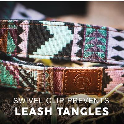 Show full view: Embark Harness Co. Adventure Dog Leash, Aztec, 4-ft slide 6 of 7