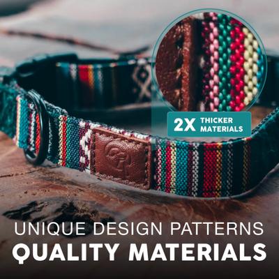 Show full view: Embark Harness Co. Adventure Dog Collar, Mayan, Large slide 4 of 7