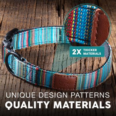 Show full view: Embark Harness Co. Adventure Dog Collar, Boho, Small slide 4 of 7