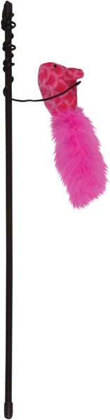 Show full view: Kylie's Brights Printed Plush Feather Mouse Cat Toy slide 4 of 5