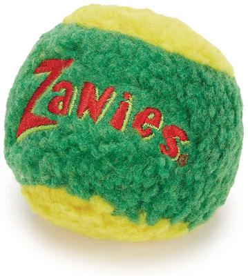 Show full view: Zanies Shaggy Squeaker Dog Chew Toy, Green-Yellow slide 4 of 4