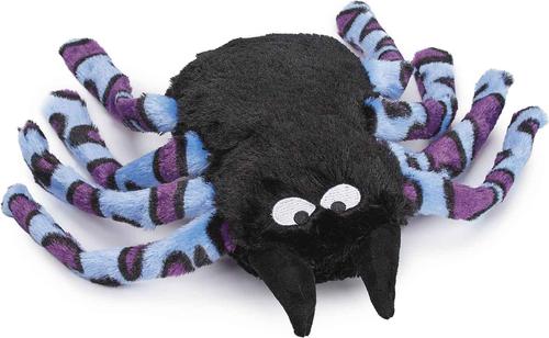 Show full view: Zanies Silky Plush Spider Squeaky Dog Chew Toy slide 3 of 3