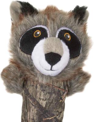 Show full view: Mossy Oak Ballistic Long Body Raccoon Dog Chew Toy slide 4 of 5