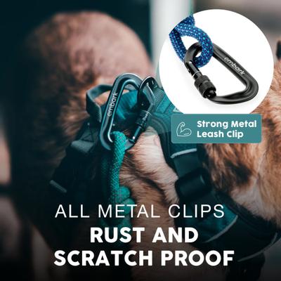 Show full view: Embark Harness Co. Adventure Pro Climbing Rope & Carabiner Dog Leash, Navy Blue, 6-ft slide 5 of 5