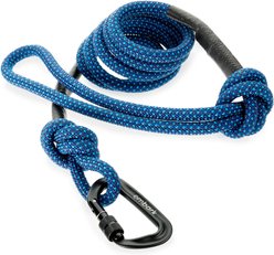 Embark Harness Co. Adventure Pro Climbing Rope & Carabiner Dog Leash, Navy Blue, 6-ft