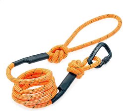 Embark Harness Co. Adventure Pro Climbing Rope & Carabiner Dog Leash, Orange, 6-ft slide 1 of 5