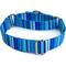 Show in main carousel: Country Brook Petz Blue Serape Martingale Dog Collar, Medium: 15 to 21-in neck, 1-in wide slide 4 of 6