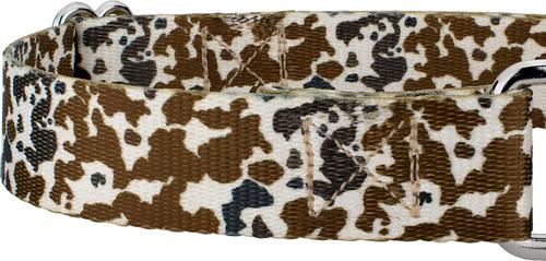 Show full view: Country Brook Petz Cow Print Martingale Dog Collar, X-Small: 9 to 12-in neck, 1/2-in wide slide 8 of 8