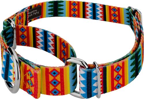 Show full view: Country Brook Petz Summer Pines Martingale Dog Collar, Large: 18 to 26-in neck, 1-in wide slide 4 of 7