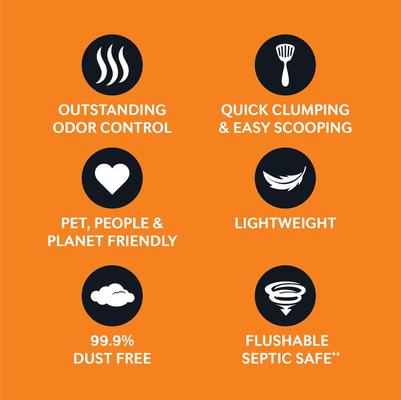 World's Best Low Tracking & Dust Control Multiple Cat Litter