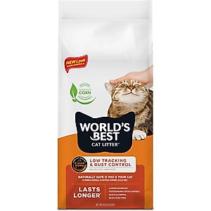 World's Best Low Tracking & Dust Control Multiple Cat Litter, 8-lb