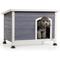 Show in main carousel: Cesicia Elevated Wooden Outdoor Dog House, Grey slide 3 of 6