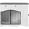 Show in main carousel: Cesicia Farmhouse Furniture Style Dog Crate, Black/White slide 4 of 9