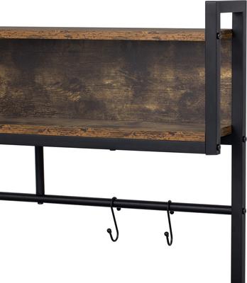 Show full view: Cesicia Desk Hutch Furniture Style Dog Crate, Rustic Brown slide 6 of 8