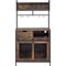 Show in main carousel: Cesicia Desk Hutch Furniture Style Dog Crate, Rustic Brown slide 3 of 8