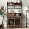 Show in main carousel: Cesicia Desk Hutch Furniture Style Dog Crate, Rustic Brown slide 1 of 8