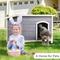 Show in main carousel: Cesicia Elevated Wooden Outdoor Dog House, Grey slide 2 of 6