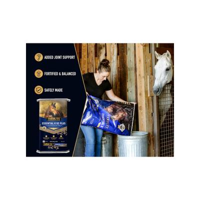 Show full view: Tribute Equine Nutrition Essential K GC Plus Low-NSC, Joint Support Horse Feed, 50-lb bag slide 7 of 10