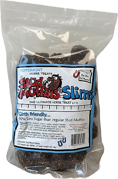 Show full view: Stud Muffins Peppermint Slims Horse Treats, 2.13-lb bag slide 1 of 1