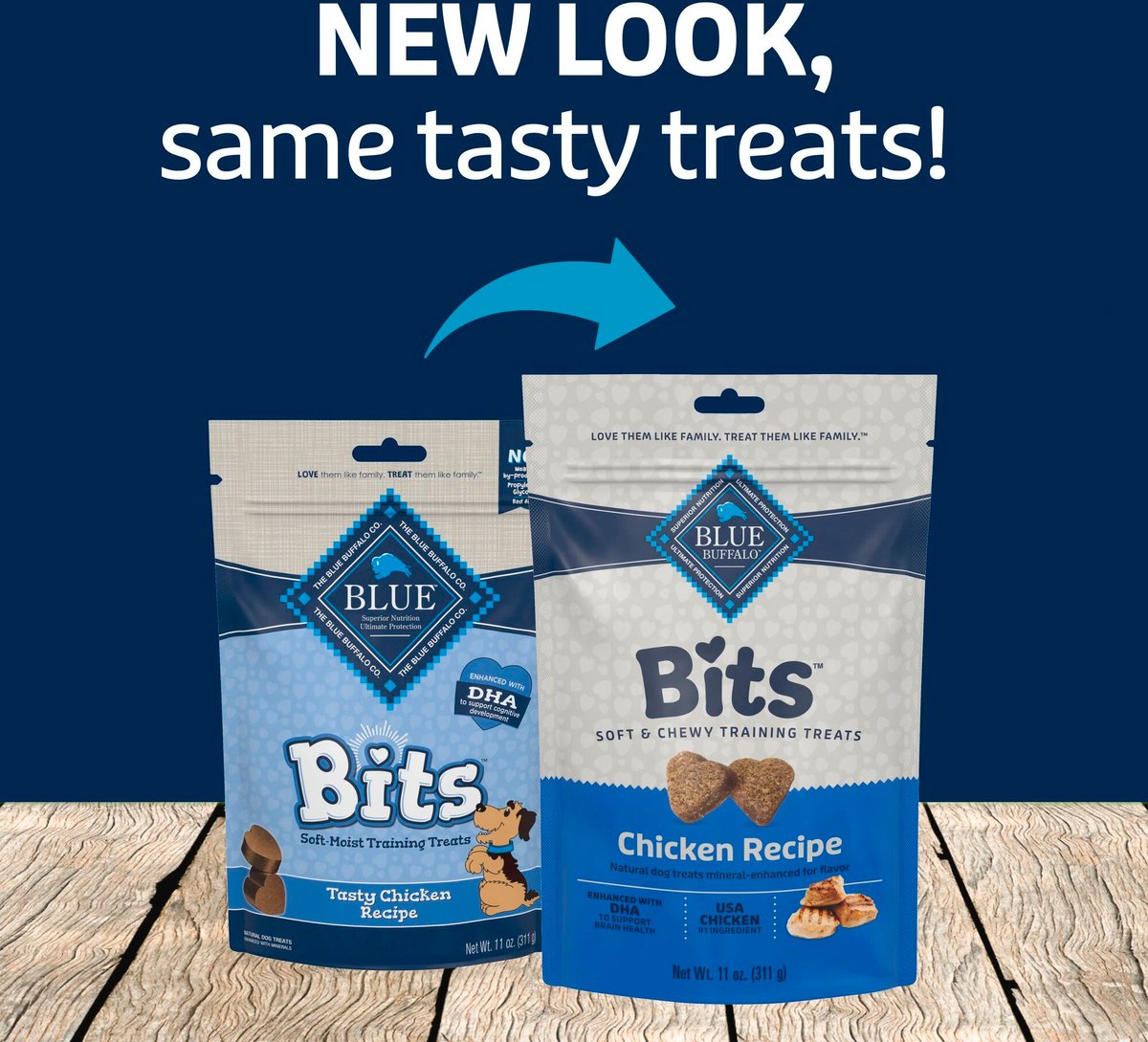 Blue Buffalo Blue Bites Tasty Chicken Dog Treats