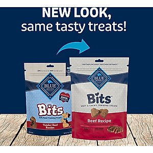 Blue Buffalo Blue Bits Tender Beef Recipe Soft-Moist Training Dog Treats, 19-oz bag