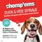 Show in main carousel: Chomp'ems Premium Beefhide Spiral Duck Dog Treats, 2 count slide 5 of 9
