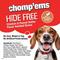Show in main carousel: Chomp'ems Hide-Free Knot Bones Two-Tone Peanut Butter Dog Treats, 20 count slide 5 of 8