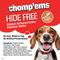 Show in main carousel: Chomp'ems Hide-Free Peanut Butter Sticks Dog Treats, 20-count bundle slide 5 of 9