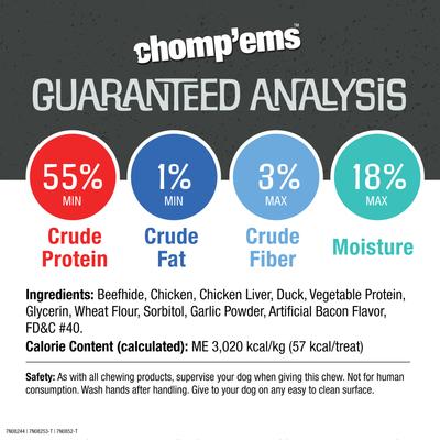 Show full view: Chomp'ems Five Flavor Kabobs Dog Treats, 24 count slide 6 of 9