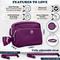 Show in main carousel: Puppington 3-in-1 Crossbody Dog Walking Bag & Treat Pouch with Slow Feeding Travel Bowl & Matching Poop Bags, Plum Wine slide 6 of 9