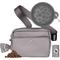 Show in main carousel: Puppington 3-in-1 Crossbody Dog Walking Bag & Treat Pouch with Slow Feeding Travel Bowl & Matching Poop Bags, Charcoal Gray slide 1 of 9