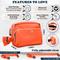 Show in main carousel: Puppington 3-in-1 Crossbody Dog Walking Bag & Treat Pouch with Matching Poop Bags, Poppy Orange slide 6 of 10