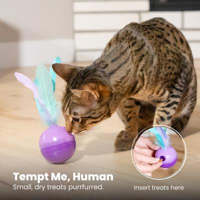 Show full view: Catstages Wobble N' Treat Stuffer Feather Cat Toy with Catnip slide 6 of 10