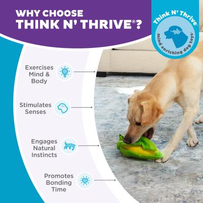 Show full view: Nina Ottosson by Outward Hound Hide N' Find Interactive Plush Puzzle Dog Toy slide 6 of 9