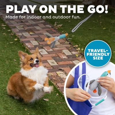 Show full view: Outward Hound Tail Teaser Interactive Wand Dog Toy slide 5 of 9