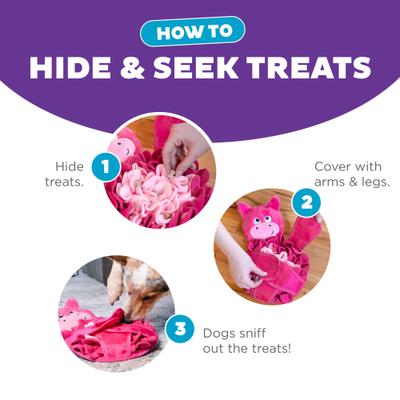 Show full view: Nina Ottosson by Outward Hound Snuffle Palz Interactive Plush Puzzle & Snuffle Mat Dog Toy, Bear slide 5 of 9