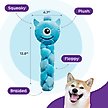Show in main carousel: Nina Ottosson by Outward Hound Twistiez Interactive Monster Plush Treat Puzzle Dog Toy, Blue slide 3 of 10