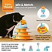 Show in main carousel: Catstages 2-in-1 Spinning Orange Fish Interactive & Topper for Ball Track, Treat-Dispensing Cat Toy, Blue slide 5 of 10