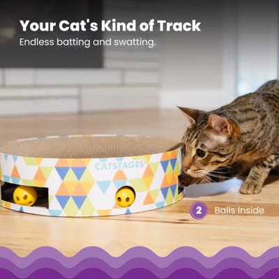 Show full view: Catstages Bowl Track Ball Track Scratch-Boxes & Lougner Cat Toy slide 3 of 9
