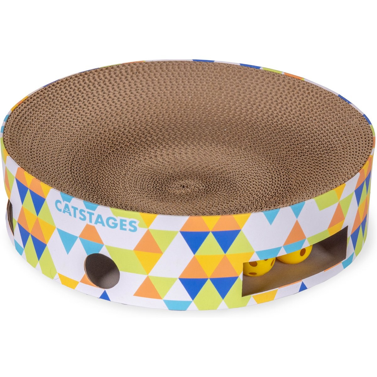 Catstages Bowl Track Ball Track Scratch-Boxes & Lougner Cat Toy